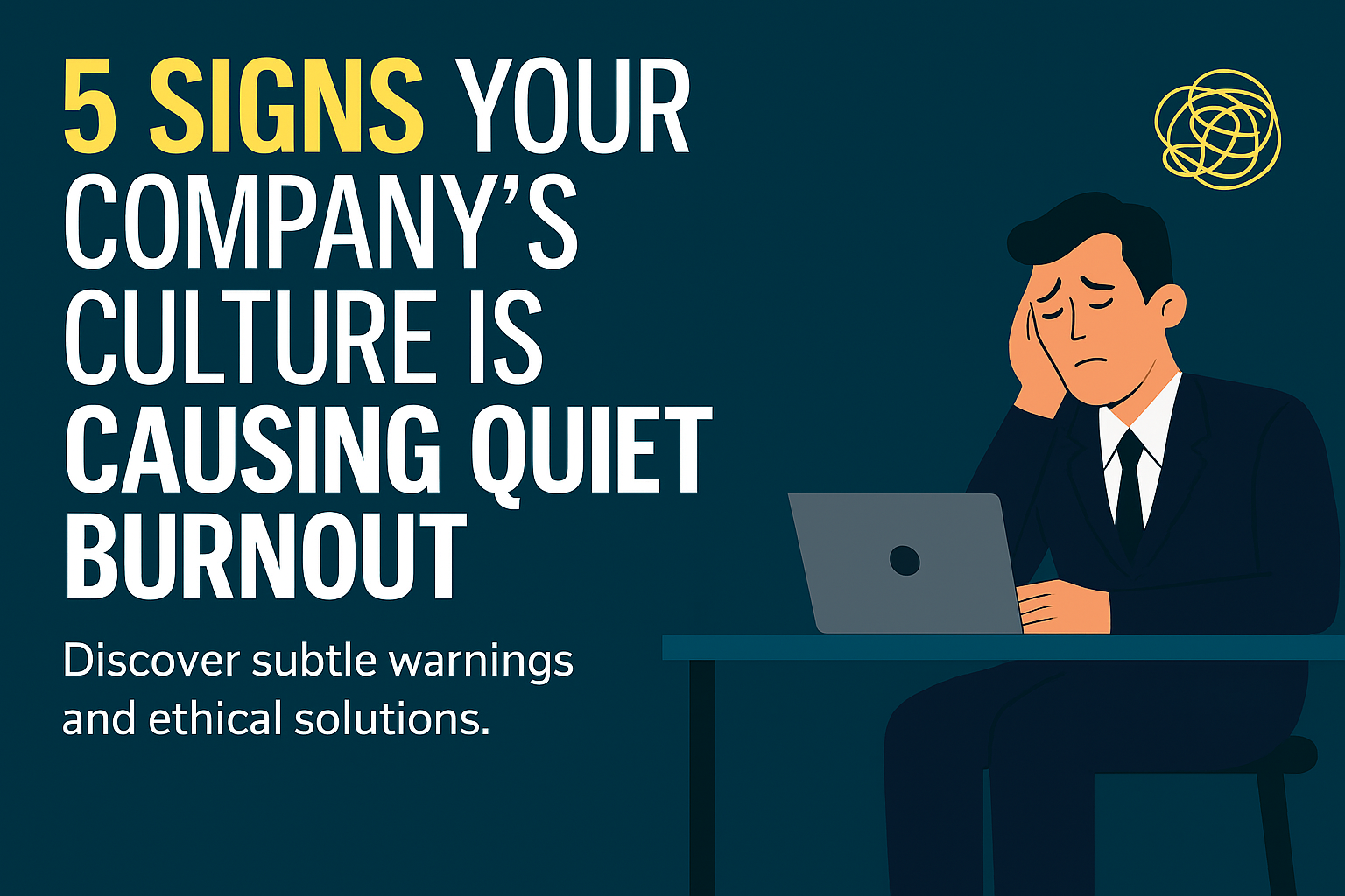 5 Signs Your Company’s Culture is Causing Quiet Burnout (And How to Fix It Ethically)
