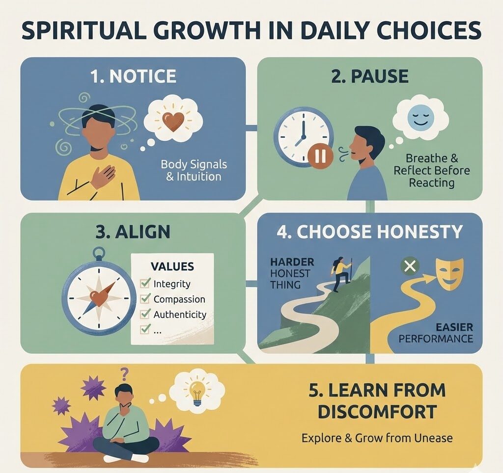 How to Practice Spiritual Growth in Everyday Decisions